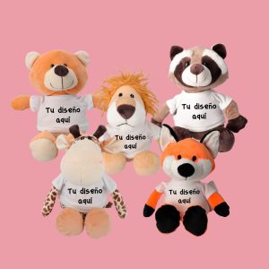 Peluches con camiseta personalizada