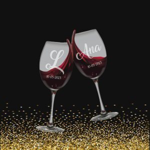 copa de vino personalizada