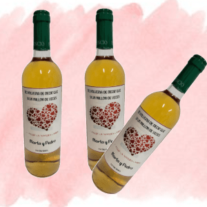 Botella de vino personalizada
