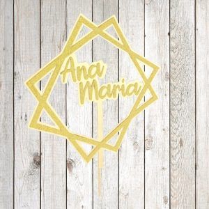 Cake topper diamante