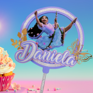 Cake topper efecto 3D