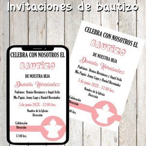 Invitación de bautizo