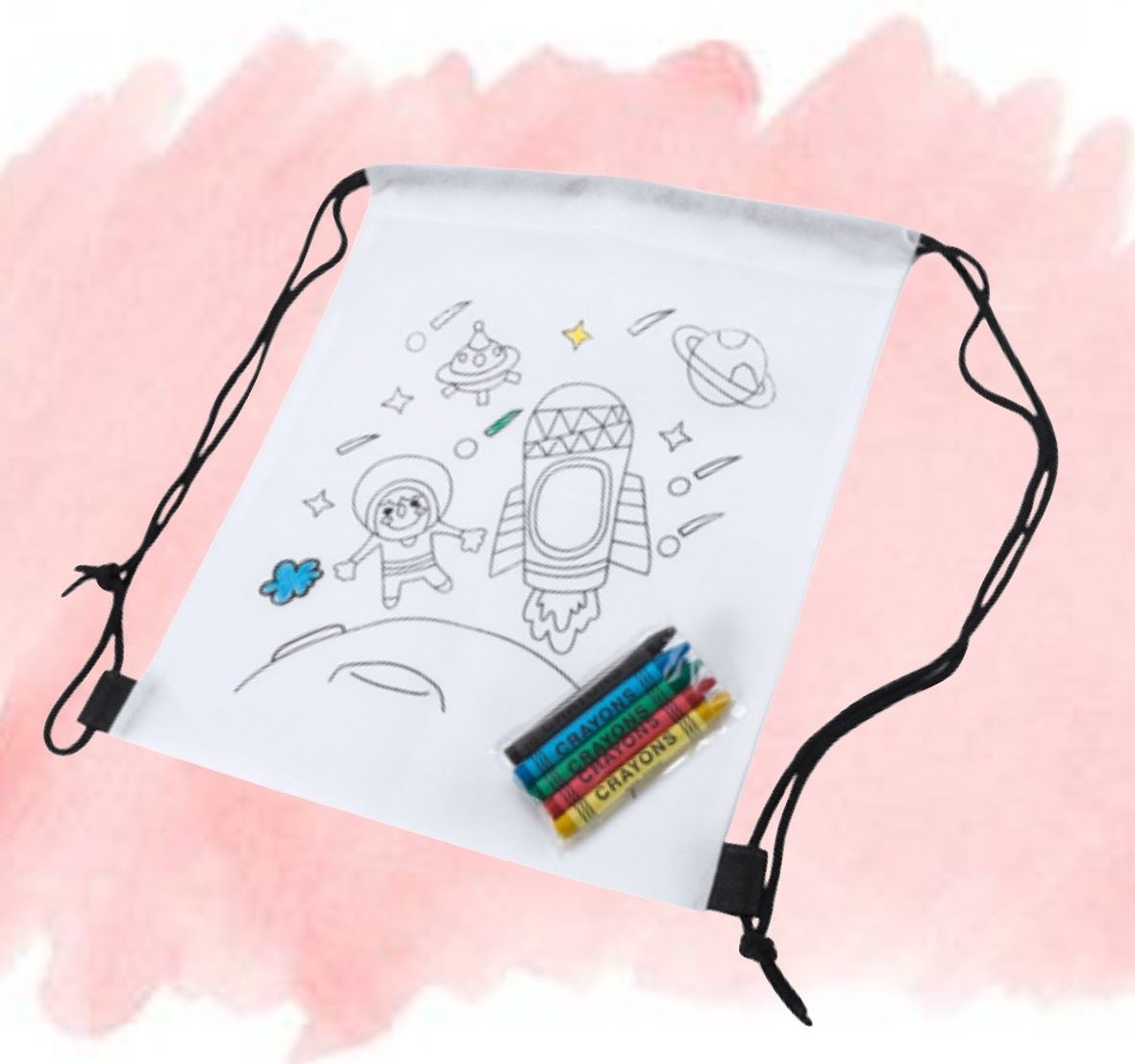 Delantal o Mochila infantil para colorear - Imagen 3