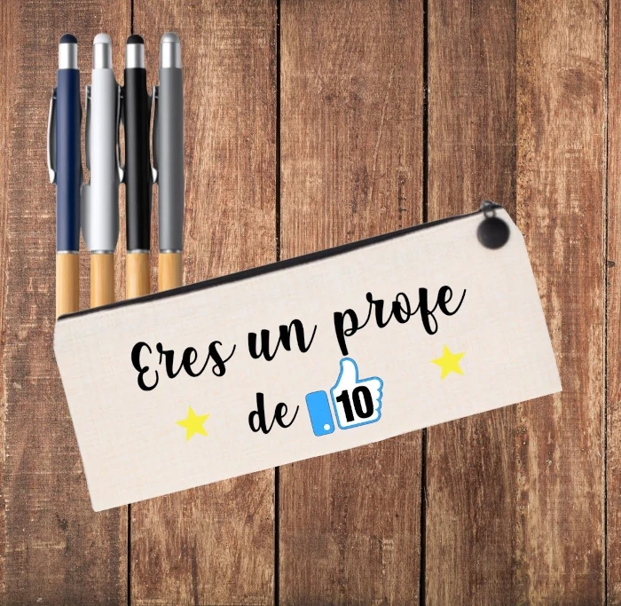 Monedero y estuche con cremallera para personalizar