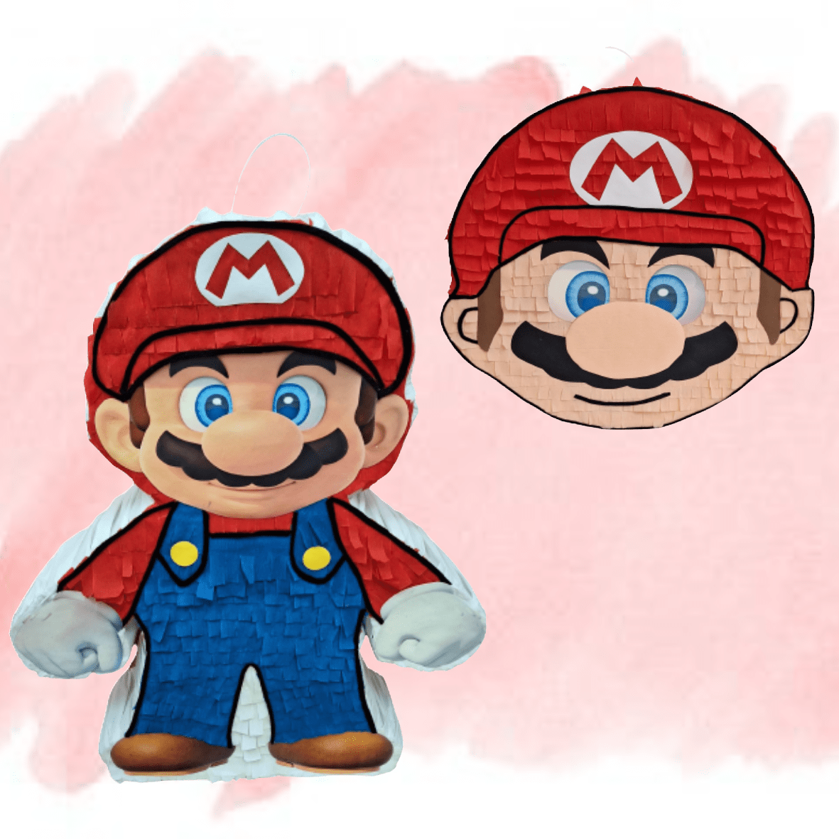 Piñata silueta mario bros
