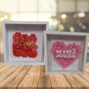 cuadro de rosas personalizado