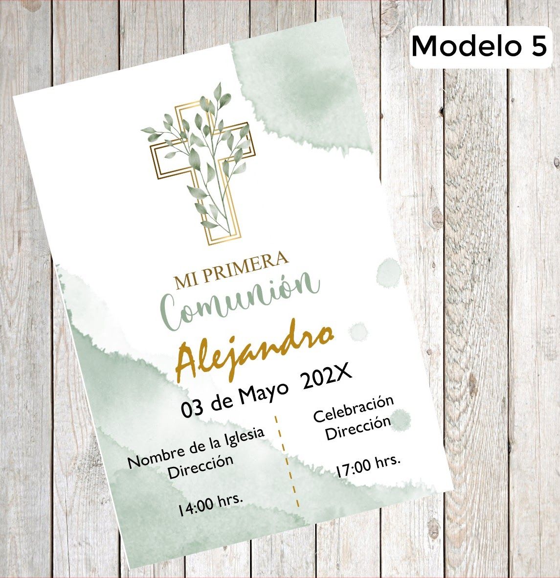 Invitaciones de comunión - Imagen 6