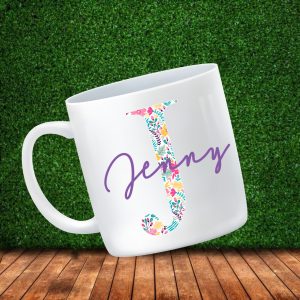 Taza inicial con nombre