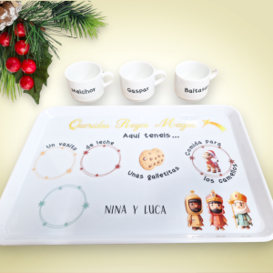 Bandeja para Los Reyes Magos personalizada