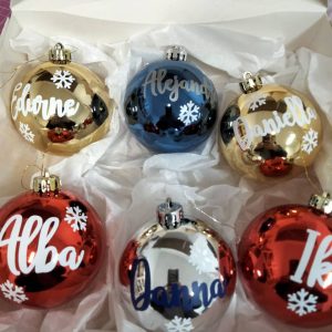 bolas de navidad personalizada