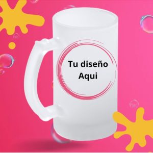 Jarra esmerilada de Cerveza personalizada
