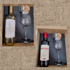 Caja de copas y vino - Modelo 2