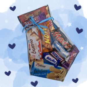Corbata con chocolates