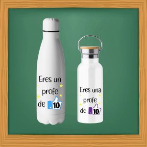 Botella profe de 10