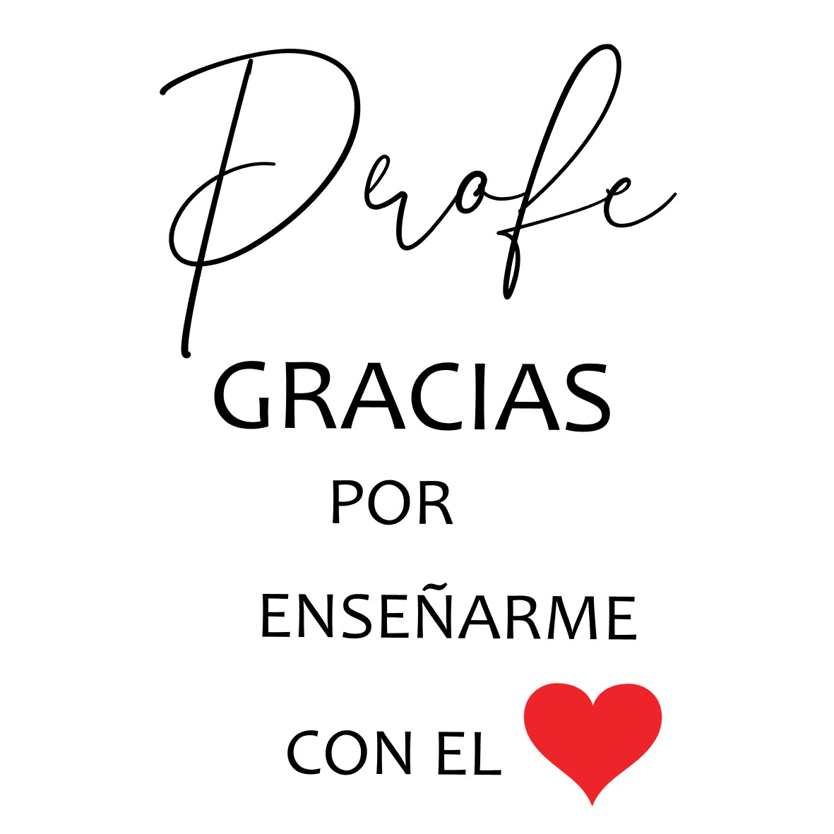 Profe gracias