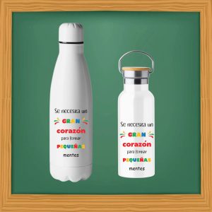 botella gran corazón