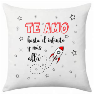 cojín te amo