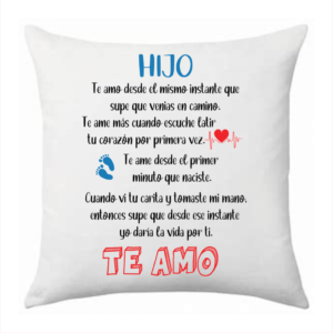 cojín para mi hijo