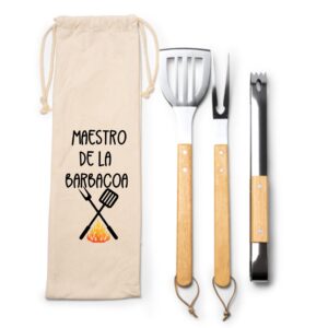 Set de barbacoa en funda de algodón