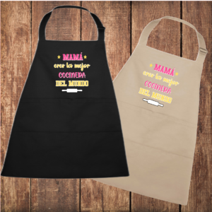 Delantal Mamá Eres la Mejor Cocinera del Mundo