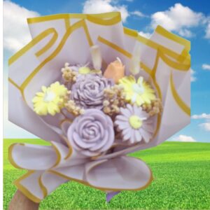 Bouquet con flores de Velas Perfumadas