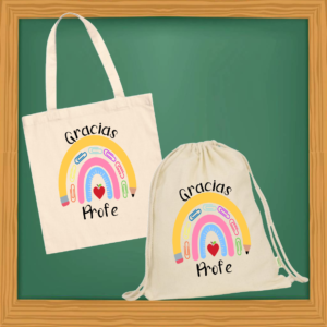 Tote bag - Macuto Gracias Profe-Modelo 1