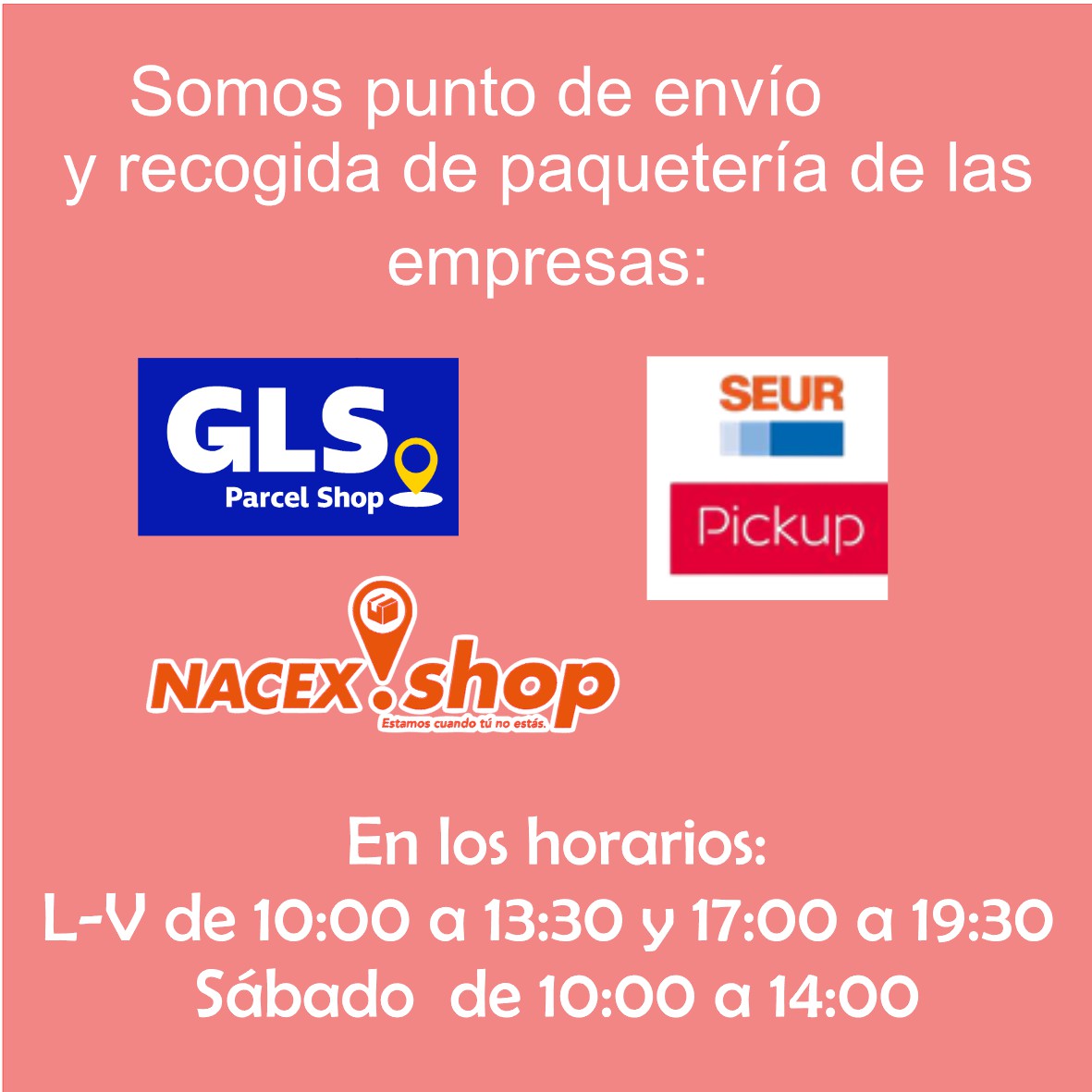 horarios de paquetería