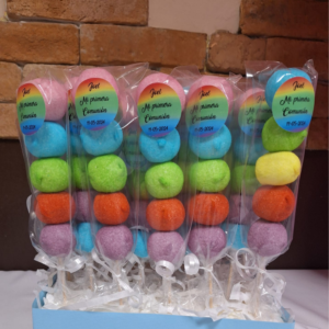 Pinchos de gominolas