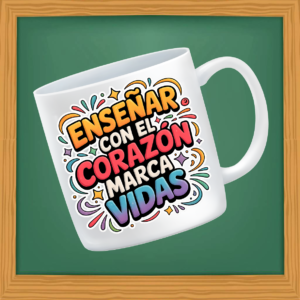 Taza Enseñar marca vidas
