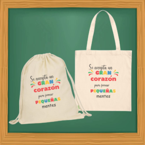 Tote bag - Macuto Pequeñas mentes