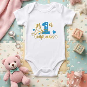 Body Mi 1er Cumpleaños - Azul