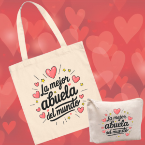 Set de Tote Bag y estuche La mejor Abuela