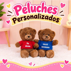 Peluches con camiseta personalizada